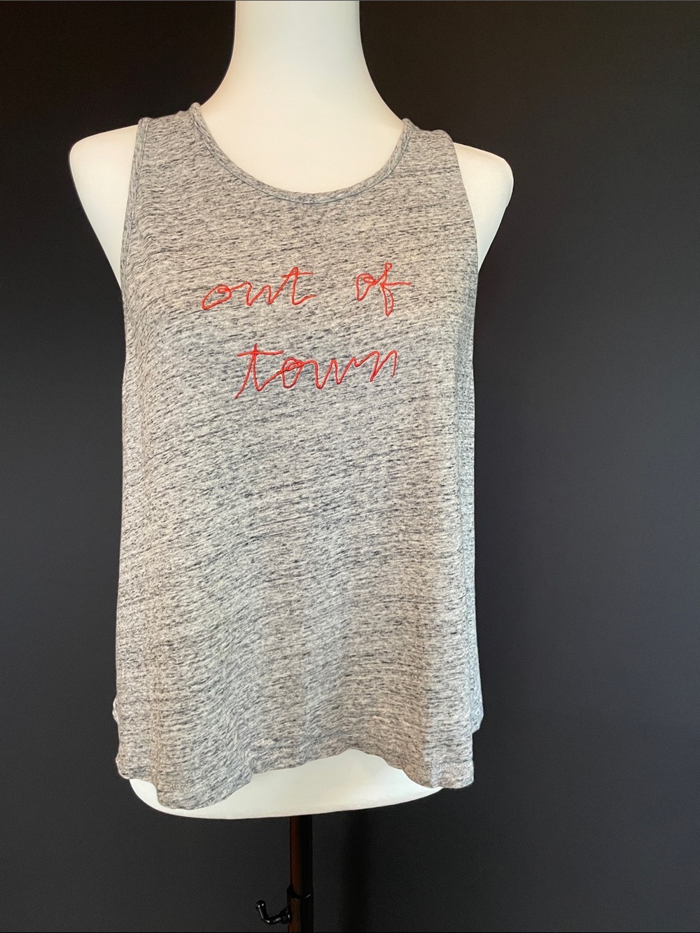 Mile(s) by Madewell Embroidered Out of Town Racerback Tank Top Size Large